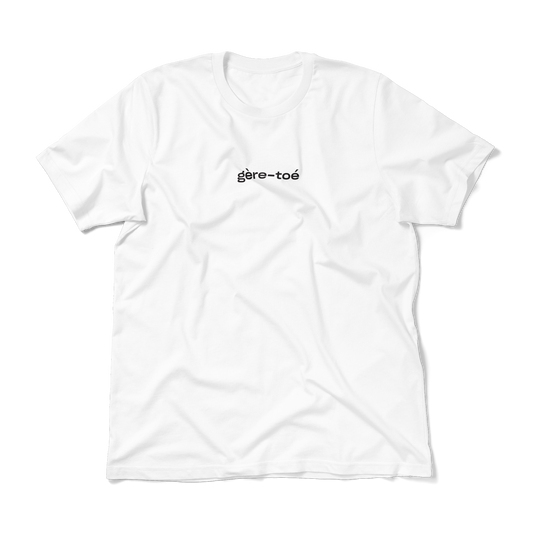 gère-toé • t-shirt unisex • blanc