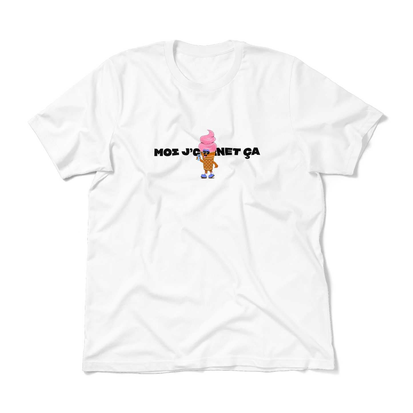 moi j'cornet ça • t-shirt unisex • blanc