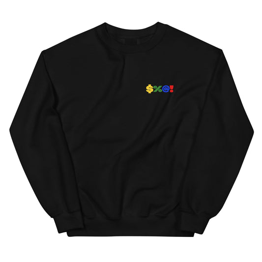 $%@! • coton ouaté unisex • noir