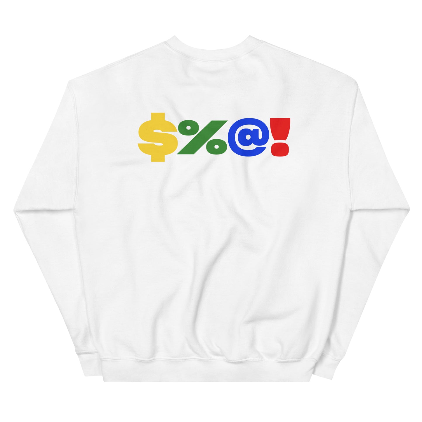 $%@! • coton ouaté unisex • blanc