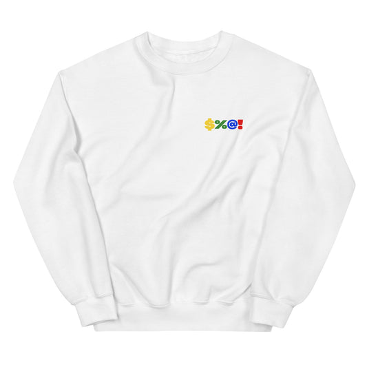 $%@! • coton ouaté unisex • blanc